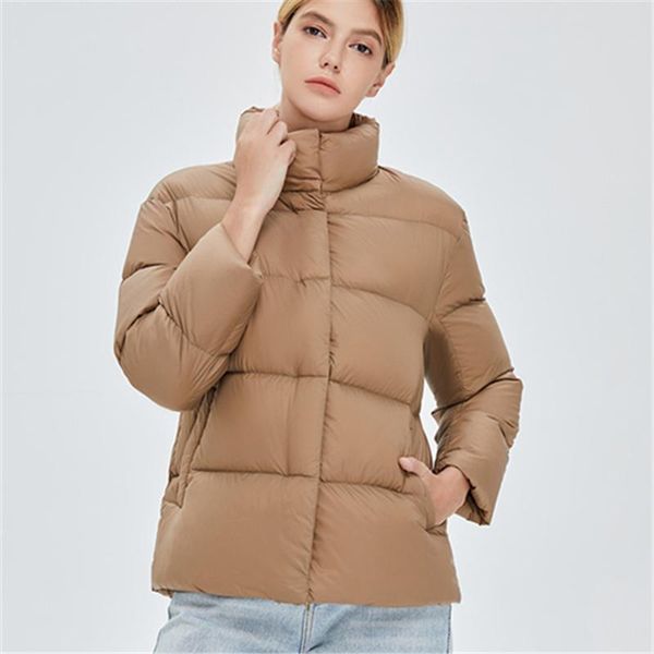 

new winter jacket 2021 women puffer jacket light slim warm cotton coats female casual winter plus size parka for women, Black