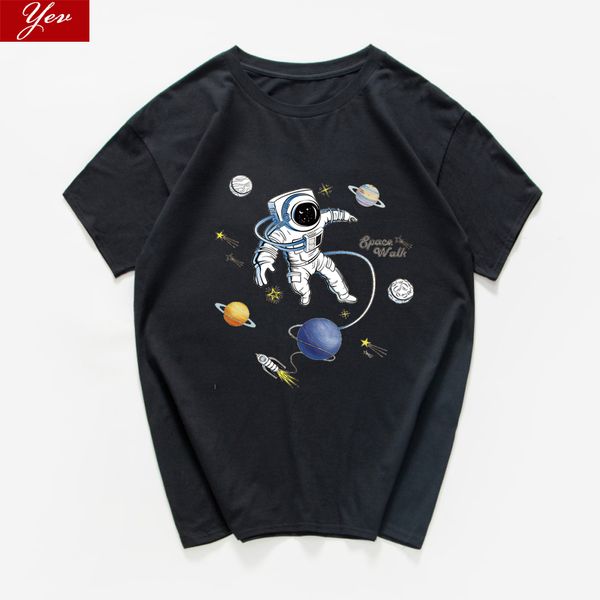 

astronaut play football sarcastic graphic stars novelty space loose streetwear casual tee harajuku hooded sweatshirt hoodie men t shirt