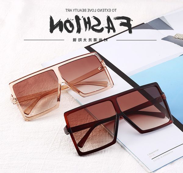 

vintage big square sunglasses women goggles mens oversize sun glasses female fashion famous brand black eyewear gafas de sol