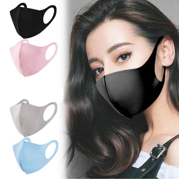 

in stock anti dust face mouth cover mask respirator dustproof anti-bacterial washable reusable ice silk cotton masks child