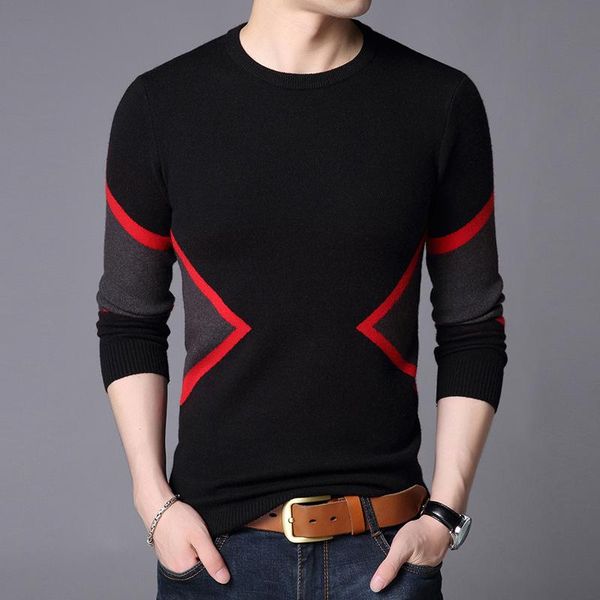 

fashion korea sweaters pullovers men long sleeve knitted sweater winter pullovers homme warm navy coat 3xl newest, White;black