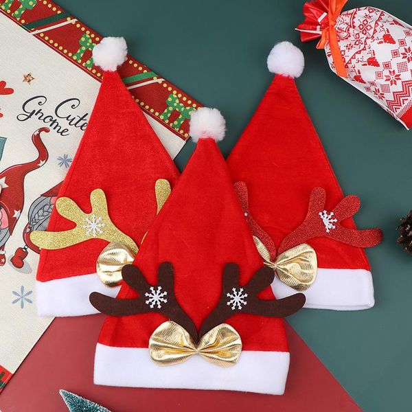 

1 * new year plush hat christmas party home decoration items for child & headwear ornaments