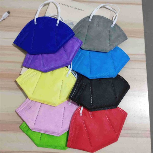 

10pcs / серия solid одноразовая маска для лица конфеты цвет маски unisex открытый велоспорт ветрозащитный пыле защитные лица охватывает рот