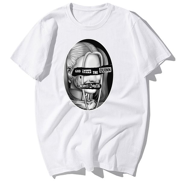 

funny the joker arkham asylum villain god save the quinn casual short sleeve harajuku tee streetwear hooded sweatshirt hoodie men t shirt