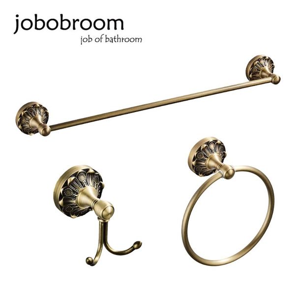 

jobobroom bathroom hardware set and old bronze color bathroom accessories hook and towel ring 60cm towel bar