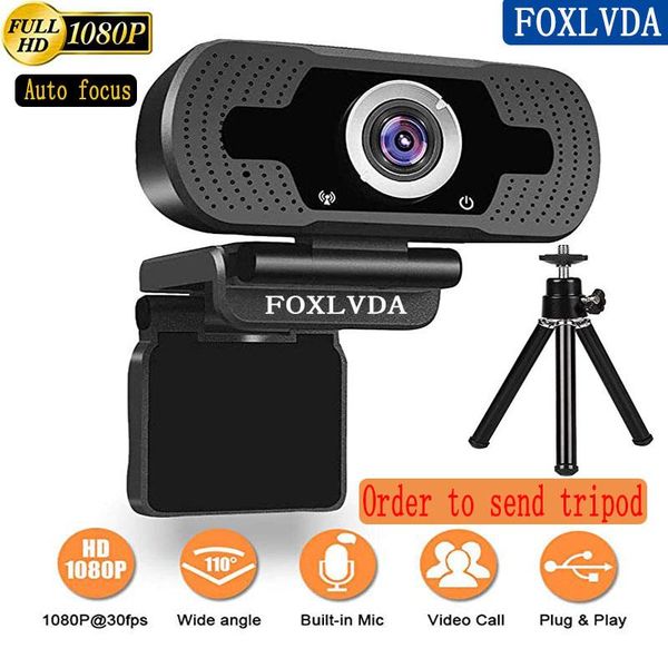 

1080p webcam, np hd pc webcam, usb microcomputer camera, built-in microphone, used for media webcast, video call and recording