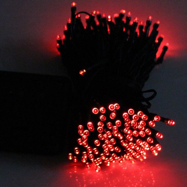 

50 100 200 led рождественские огни солнечный свет fairy свет шнура fairy свет xmas 22m водонепроницаемый открытый garden party wedding decor
