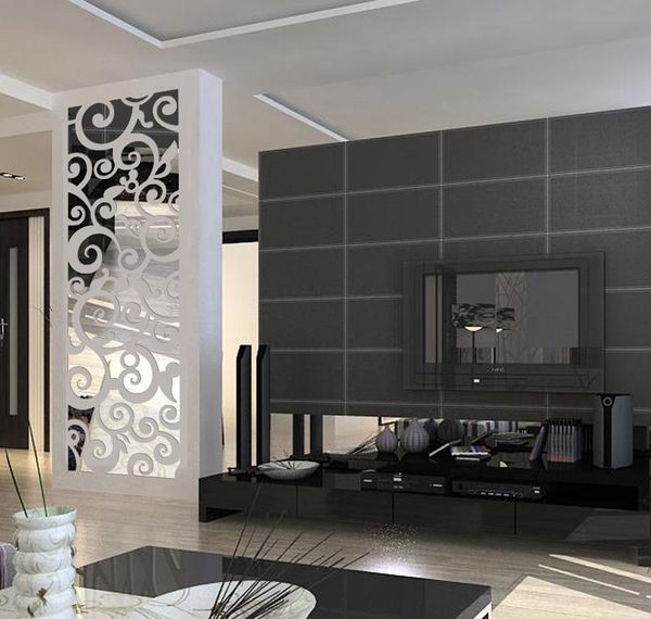 

3d clouds pattern acrylic mirror wall stickers living room bedroom entrance tv background decorative wall st jllrlg comb2010