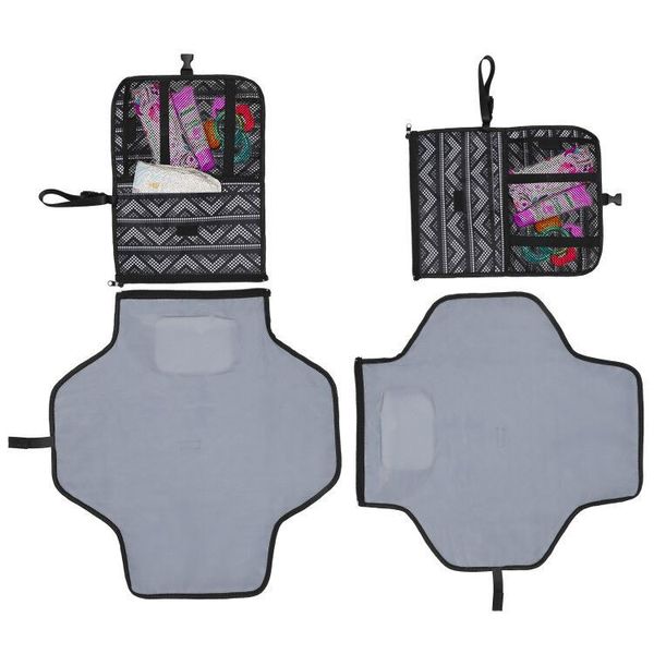 

newborns waterproof changing pad diaper portable baby cover mat clean hand folding diaper bag waterproof diaper pad baby products