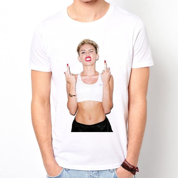 

смешные miley cyrus мороженое музыка футболка мужская с коротким рукавом белая футболка топы тис спорта с капюшоном hoodie