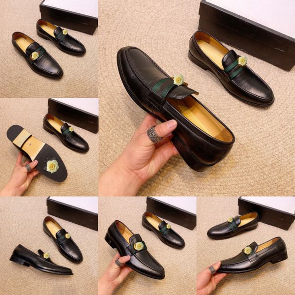 

men leather fashion monk strap luxury dress shoes promotional loafers shoes designers vintage classic male casual zapatos de hombre, Black
