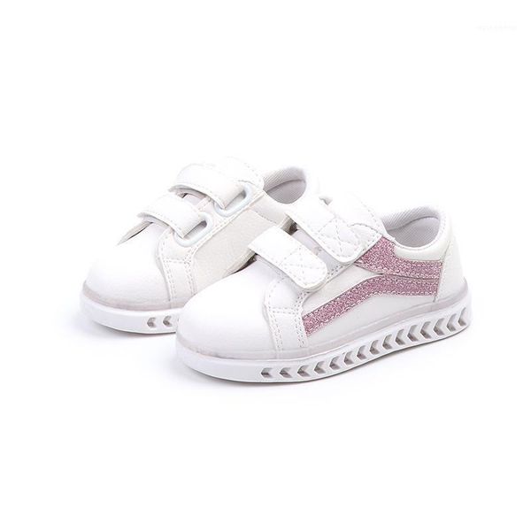 

athletic & outdoor 2021 luminous sneakers children shoes with light glowing casual up for boys girl1, Black