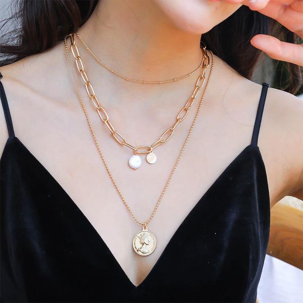 

chains necklace for women pendant butterfly layered chain on the neck accessories jewellery and necklaces long, Silver