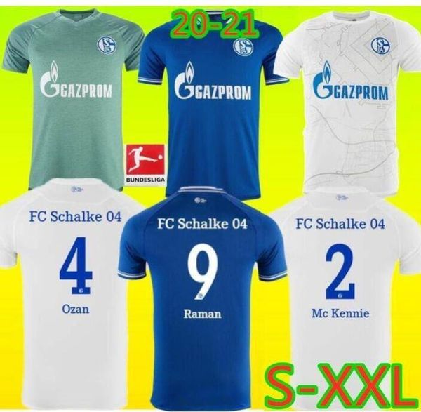 

fast shipment to germany trikot 20 21 schalke 04 kit 2021 2020 home away serdar ozan harit raman bentaleb kutucu shirts, White;black