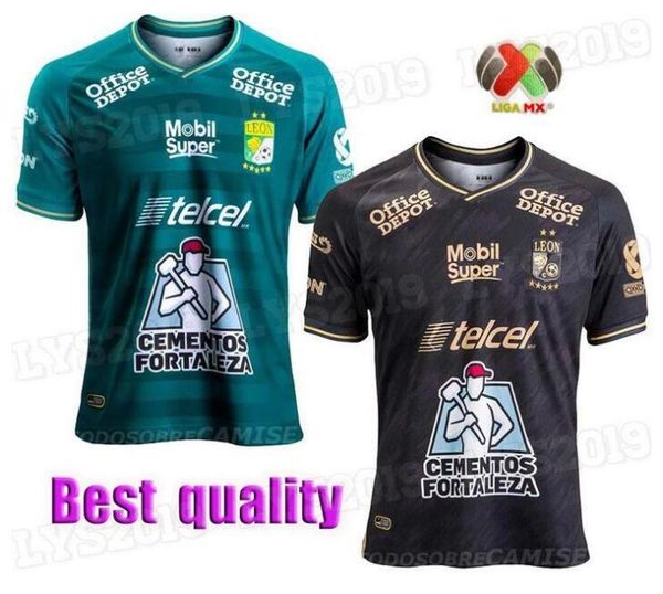 

new 20 21 mexico leon f.c. soccer jersey 2020 2021 liga mx club leon home 3rd football shirts, Black;yellow