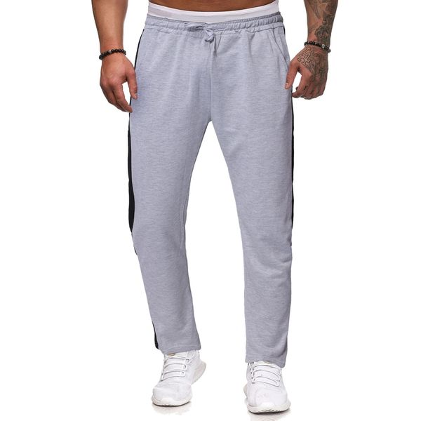 

mens jogger fashion men jogger pants skinny joggers harem pants sweat pants men sport trousers asian size, Black