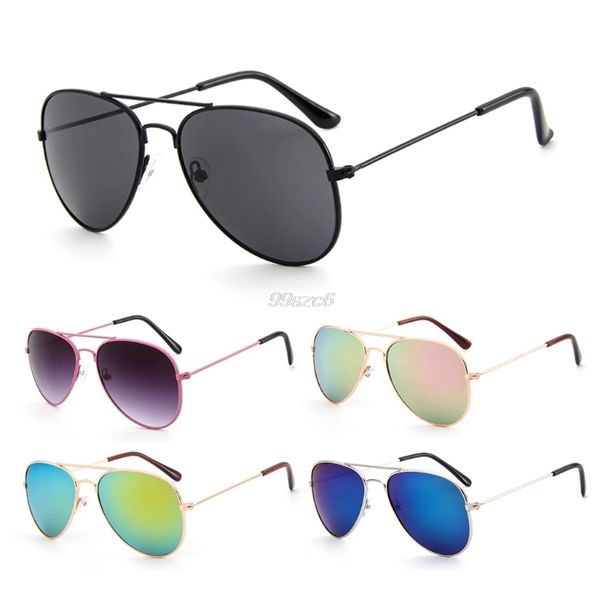 

uv400 kid sunglasses children boys girls cute baby frame mirror pilot fashion eyewear sun glasses small size sep10