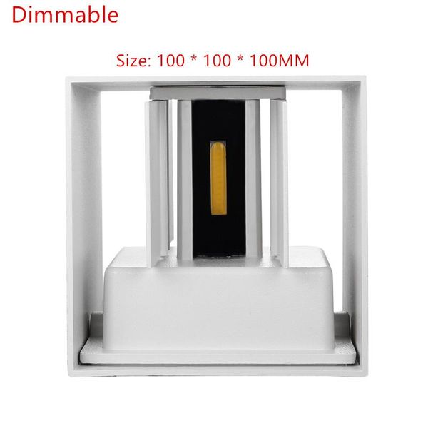 

wall lamp waterproof home decor 12w 85~265v cob led indoor outdoor simple style lights for bedroom hallway porch balcony