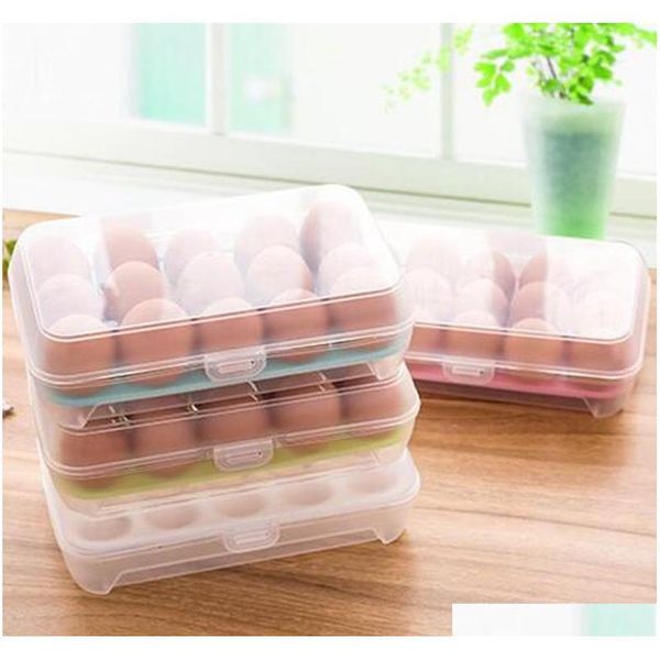 

single layer refrigerator food storage box 15 eggs airtight storage container plastic box ,po jllwre xhhair