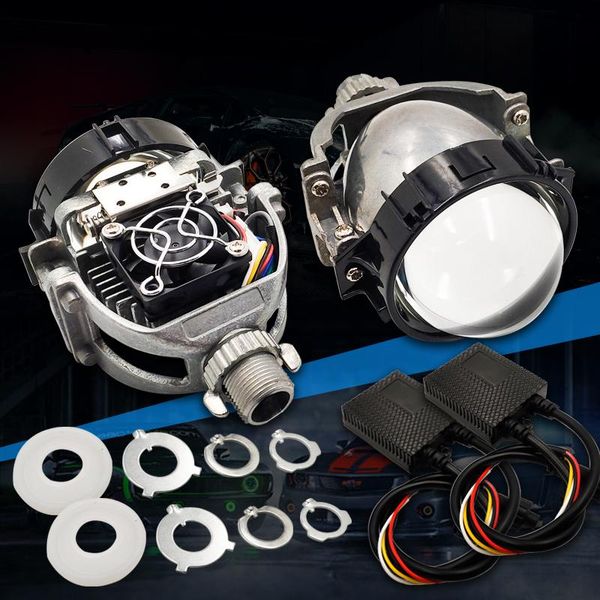 

bi led projector lens h7 h4 h1 9005 9006 h13 9004 9007 led headlights for cars angel eyes halo rings running lights retrofit diy