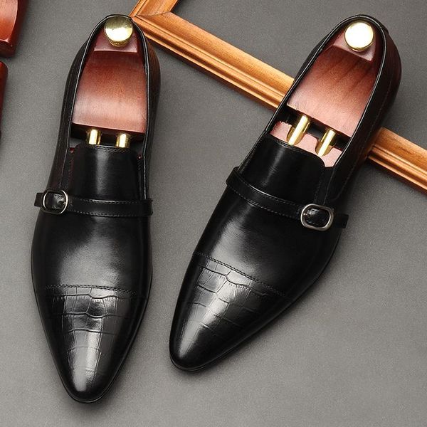 

2020 men oxfors black full grain leather handmade mens wedding party dress shoes selling
