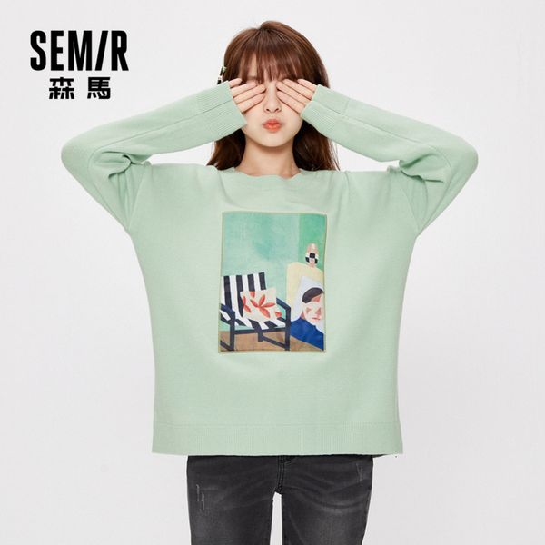 

autumn winter women pullover korean knitwear plus size jumper casual fashion elastic sweater for woman