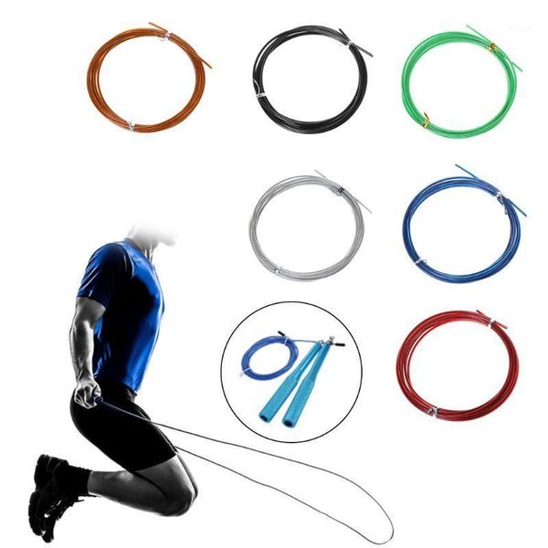 

jump ropes 3m crossfit replaceable steel wire cable speed skipping spare rope1