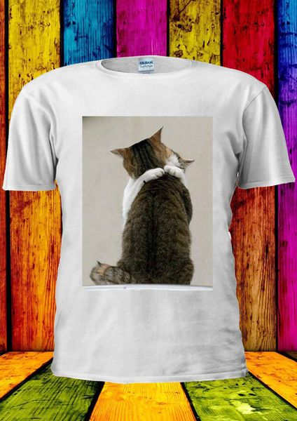 

cats hugging making love instagram t-shirt vest tank men new 2018 print letters men t shirt sport hooded sweatshirt hoodie