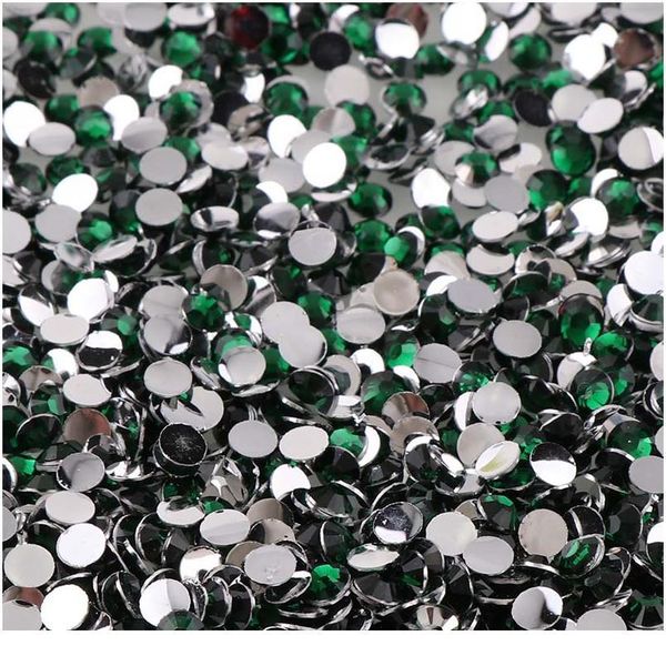 

dark green 10000pcs 2mm/m/4mm/5mm round resin flatback rhinestones for diy nail art/jewelry decoration da jllyfj, Black