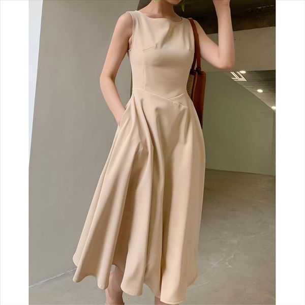 

summer hepburn 2021 new elegant midi dress women fit and flare club bodycon dress party dresses female vestidos, Black;gray