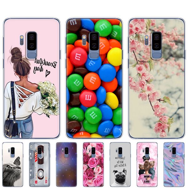 

мягкий кремний тпу galaxy чехол для samsung s9 / s9 plus телефон оболочки защитный coque