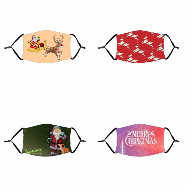 

2020 printed face mask washable printing dustproof masks outdoor cycling neck magic skull designer printe#135, Black