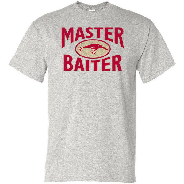 

master baiter logo funny fishing joke merch humor new harajuku fashion classic tee sport hooded sweatshirt hoodie t shirt