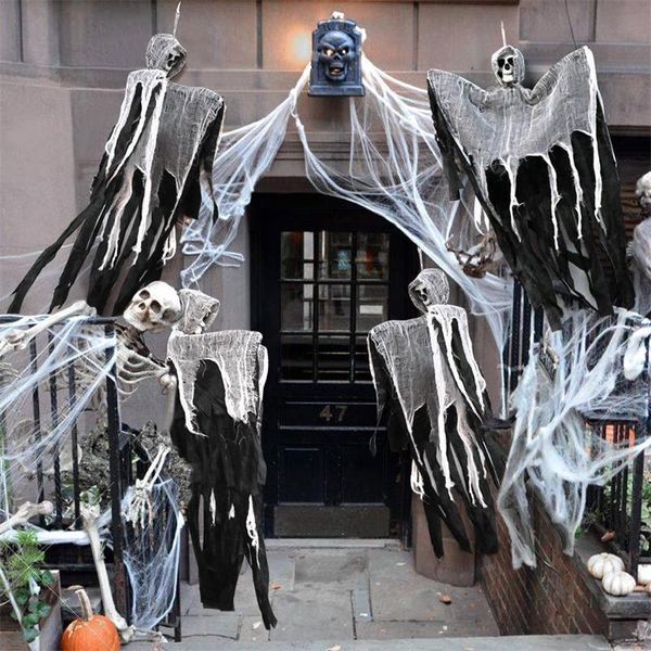 

hanging ghost skull haunted selling house grim reaper horror props halloween party decorations