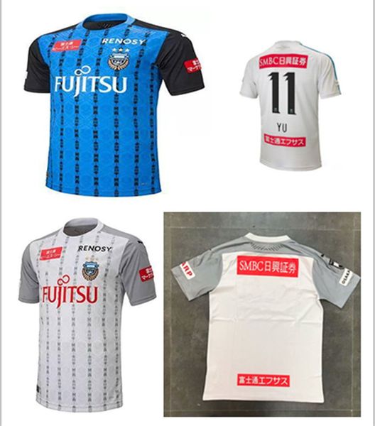 

2020-2021 kawasaki frontale men's soccer jersey size s-xxl, Black;yellow