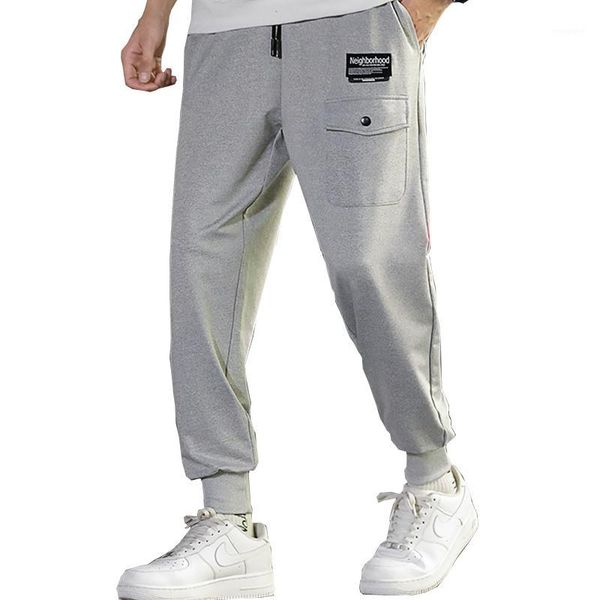 

men's side pockets cargo harem pants 2020 hip hop casual male tatical joggers trousers fashion casual streetwear pants1, Black