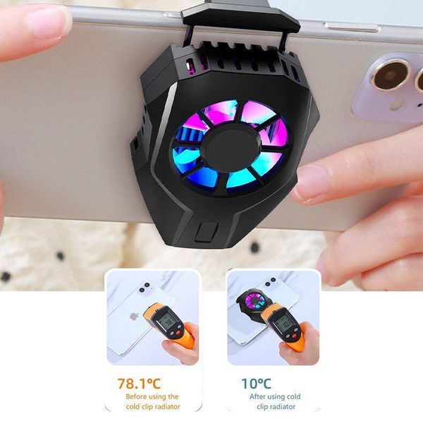 

mobile phone cooling gamepad holder bracket fan radiator usb charging for iphone huawei xiaomi tablet