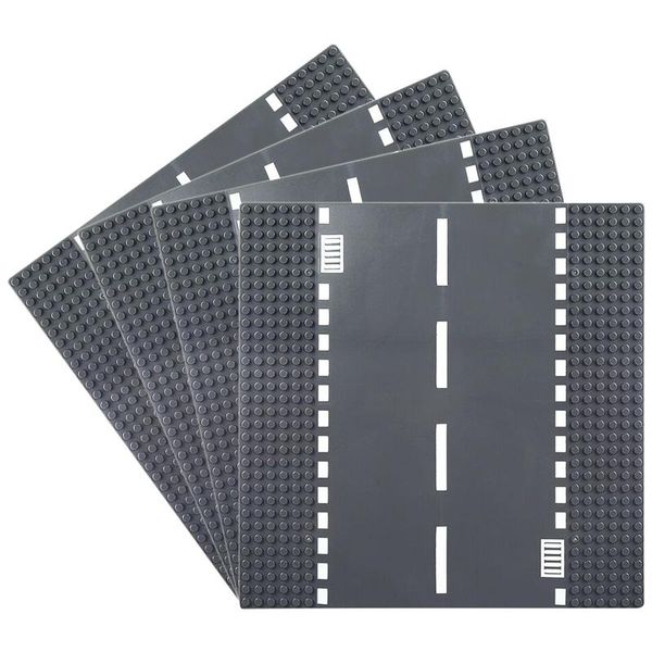 

blocks city street road plate straight crossroad curve t junction baseplate building block base brick toy for children yxllnh xhlove