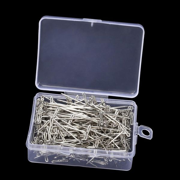 

100шт парик t штыри для удерживания париков длинных t pins стайлинг инструменты для париков дисплей волос extender парик внесения блокирован