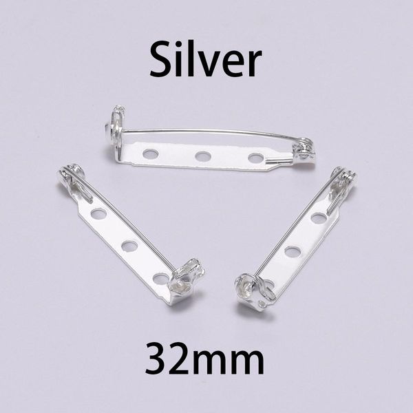 

20 шт. / лот 20 25 32 мм брошь база заднего бара держатель значка найти безопасный замок брошь булавки для diy ювелирных изделий служба аксе