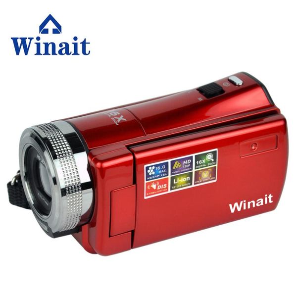 

winait 16mp digital camera hd 720p p video camcorder 16x zoom anti-shake dv led fill light non-touch camera