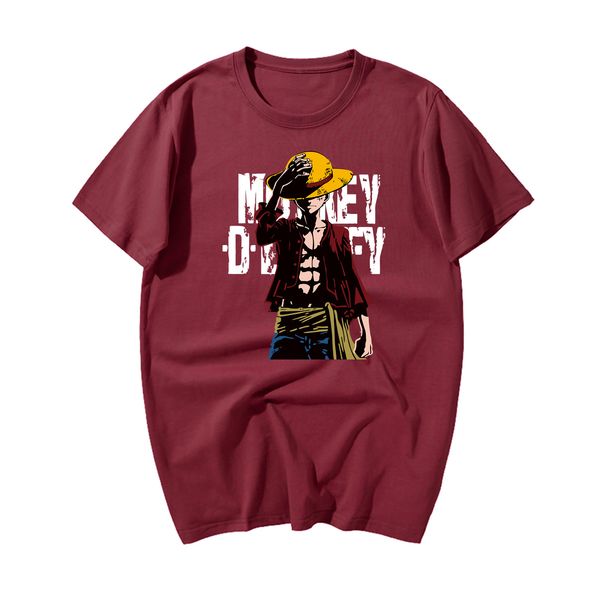 

japanese anime one piece fashion monkey d luffy casual short sleeve harajuku anime tshirt streetwear hooded sweatshirt hoodie men t shirt