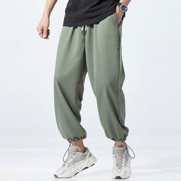 

nk hip hop fashion plus size casual men fashion color block multi pockets sports long cargo pants work trousers for men 20099, Black