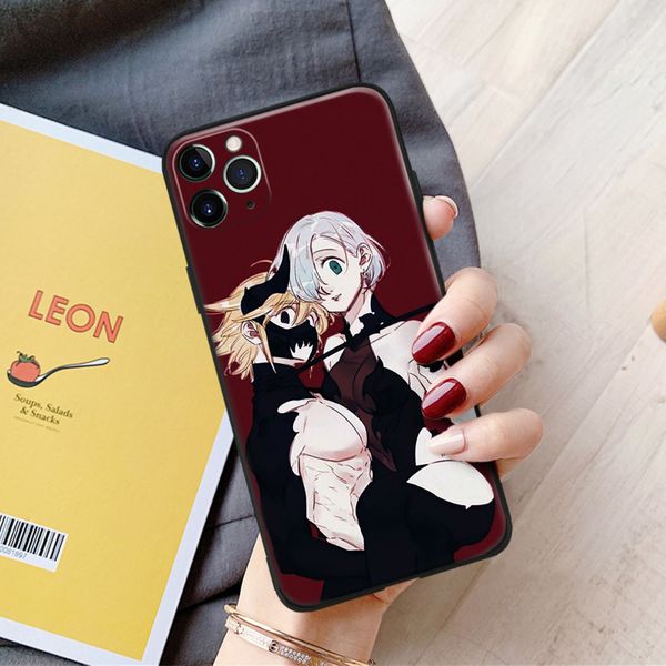 

nanatsu no taizai meliodas elizabeth for iphone se 6s 7 8 plus x xr xs 11 12 mini pro max soft silicone phone case cover shell