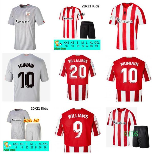 

2020 2021 bilbao soccer jersey man kids kit athletic i.martinez williams football jersey yuri b raul garcia muniain camiseta de bilbao 20/21, Black;yellow