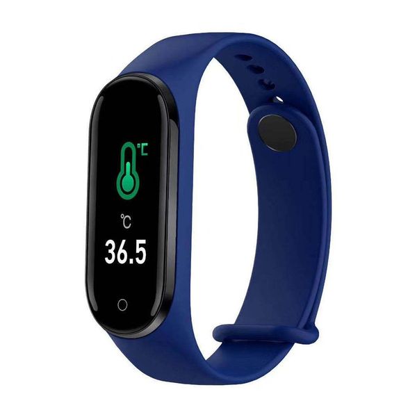 

m5 pro smart body temperature information synchronization bracelet heart rate fitness tracker sleep detection