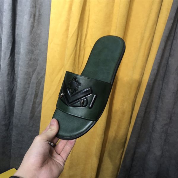 

luxurys designesr flip flops men sandals designer shoes slide summer fashion wide flat slippery sandals slipper flip flop, Black