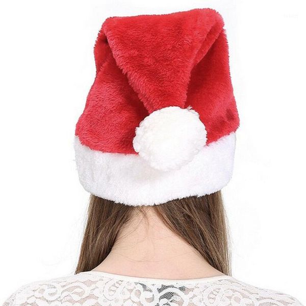 

santa hat christmas red caps for family party gift keep warm1