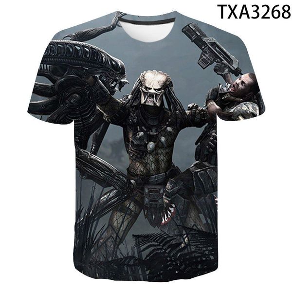 

alien boy girl cool 3d print shirts kawaii horror harajuku men clothing