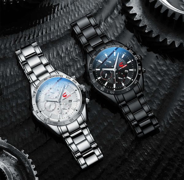 

non automatic tiktok man mechanical stainless watch, steel quartz watch male ffo8aqo1, Slivery;brown